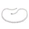 Gem And Harmony White Potato Freshwater Cultured Pearl 6.5-7mm Necklace (18 inch) in Sterling Silver